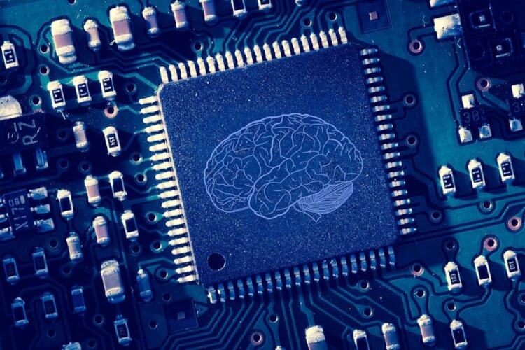 Printed brain onto circuit board
