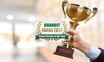 GRANDIT AWARD 2017　Prime Partner of the Year受賞