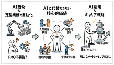 AI時代にPMOは不要？生き残るために必要なスキルとキャリア戦略を解説