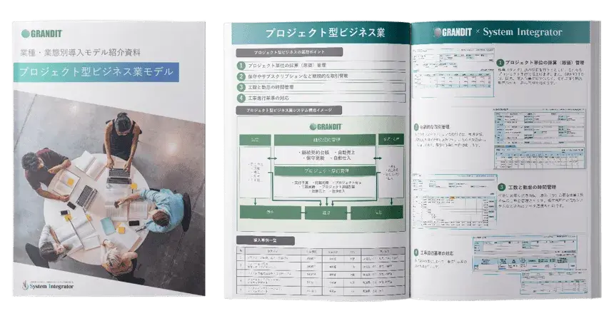 業種・業態別導入モデル紹介資料（プロジェクト型ビジネス業）