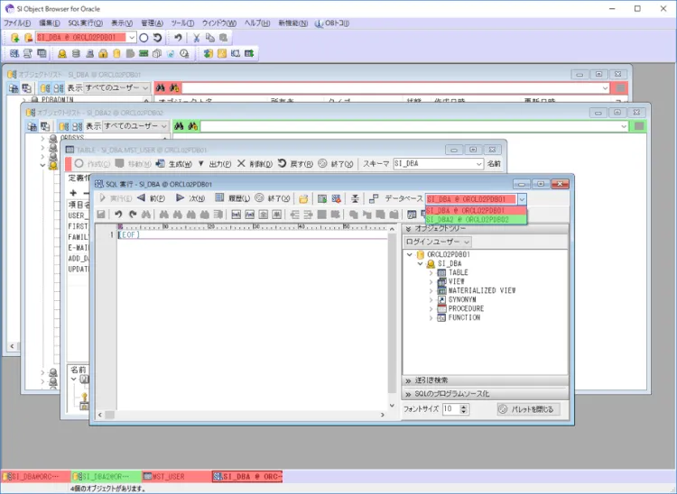 Oracle ログイン先ごとに画面の色を変えてみる 1